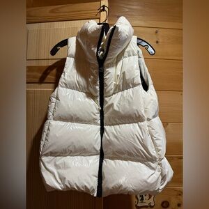 Herno White Puffer Vest